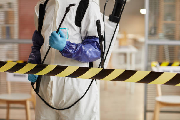 Professional Biohazard Cleanup technician working in Kaukauna, WI